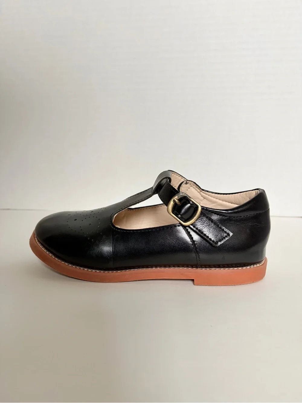 Mary Jane Dress Shoes School Uniform Round Toe Classic Black Girls Kids Size 1